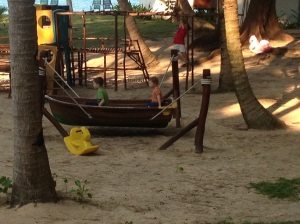 The playground at Sea Gypsy Resort.