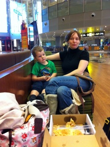 Rockin' Changi in my boots and ergo.
