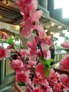 By contrast, these fake plum blossoms would never alter our travel plans.
