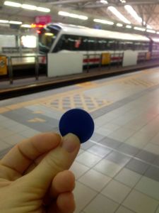 Single journey token, Kuala Lumpur LRT system.